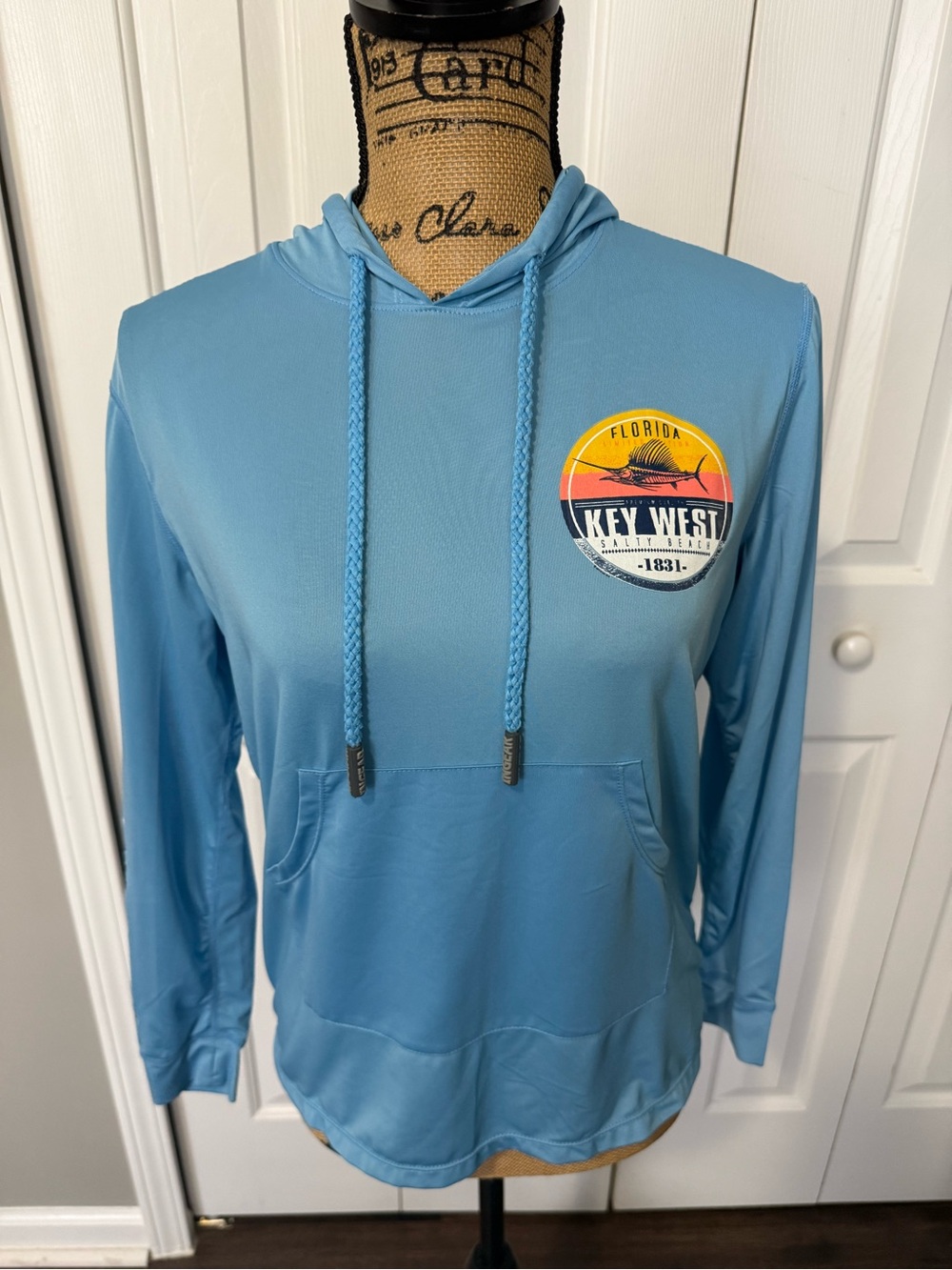 Ingear Light Blue Key West Florida Hoodie